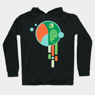 Digi Parrot Graphic T-Shirt Hoodie